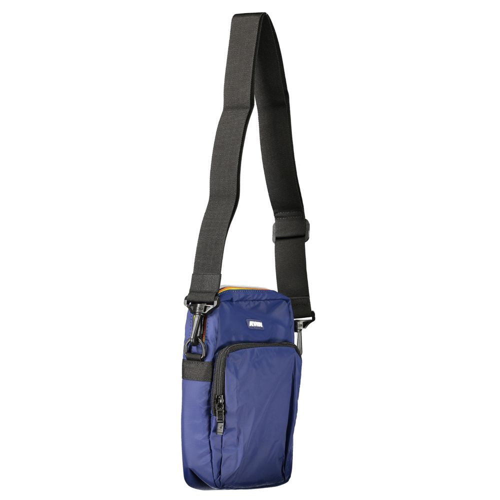 K-WAY Blue Polyamide Men Shoulder Bag