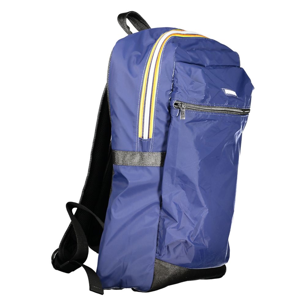 K-WAY Blue Polyamide Unisex Backpack
