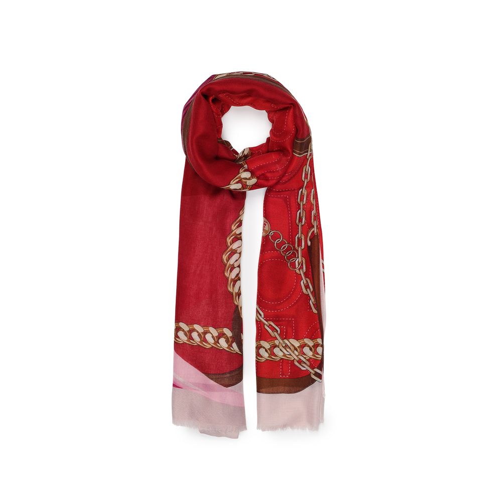 Liu Jo Red Polyester Scarf