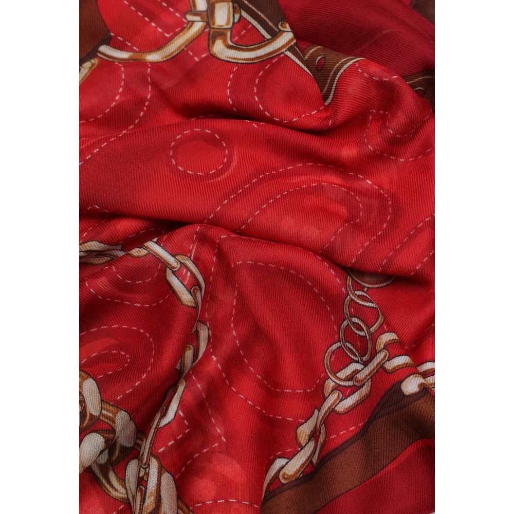 Liu Jo Red Polyester Scarf