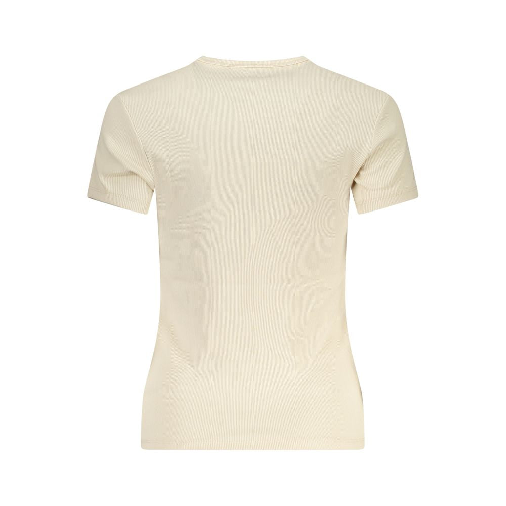 Tommy Hilfiger Beige Cotton Tops & T-Shirt