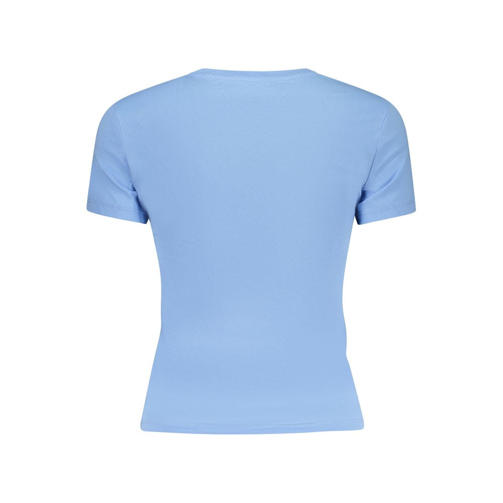 Tommy Hilfiger Blue Cotton Tops & T-Shirt