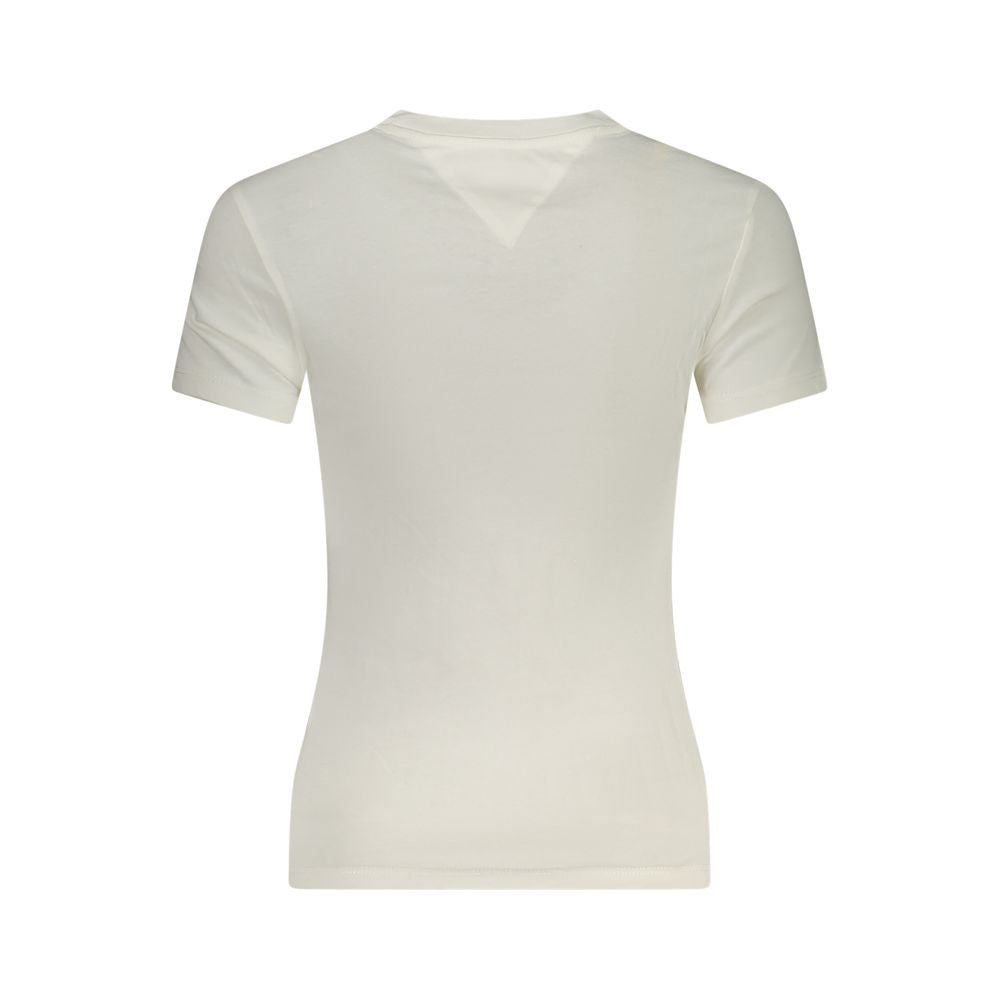 Tommy Hilfiger White Cotton Tops & T-Shirt