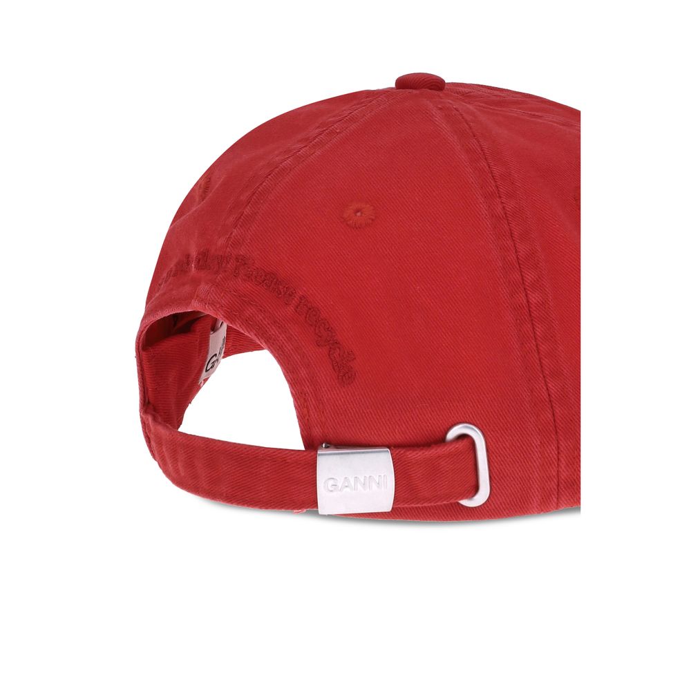 Ganni Logo Baseball Cap