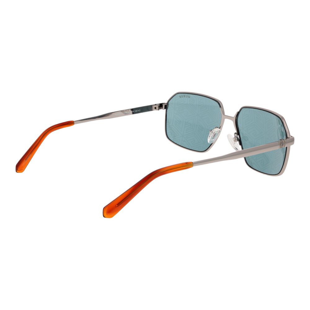 Guess Silver Men Sunglasses