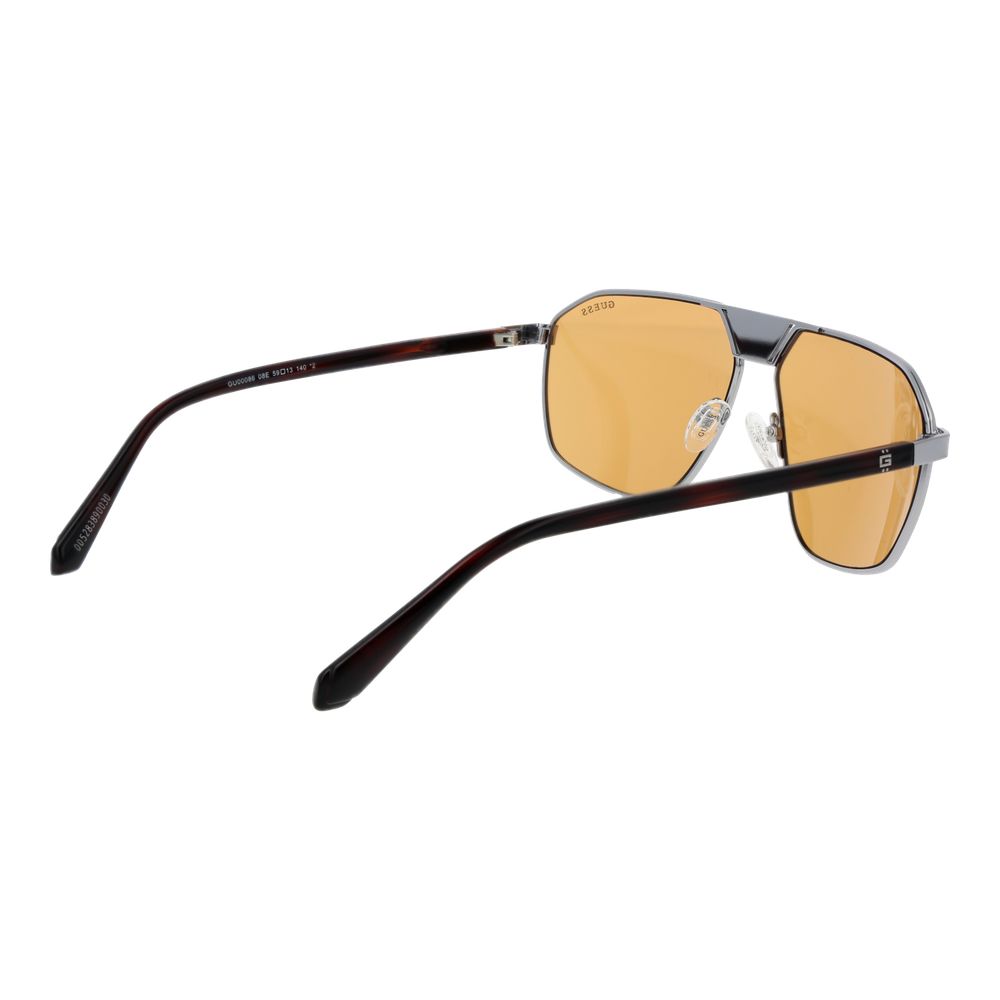 Guess Silver Men Sunglasses