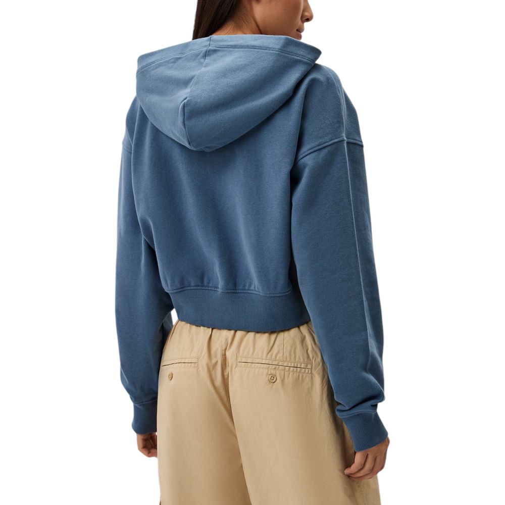 Calvin Klein Jeans Light Blue Cotton Hoody