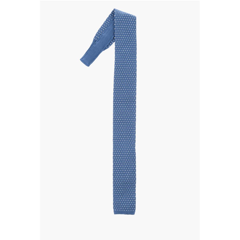 Corneliani Balanced Stripe Knitted Silk Tie