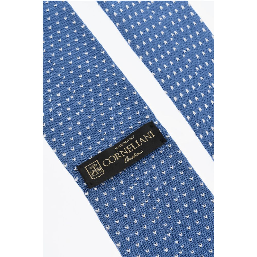 Corneliani Balanced Stripe Knitted Silk Tie