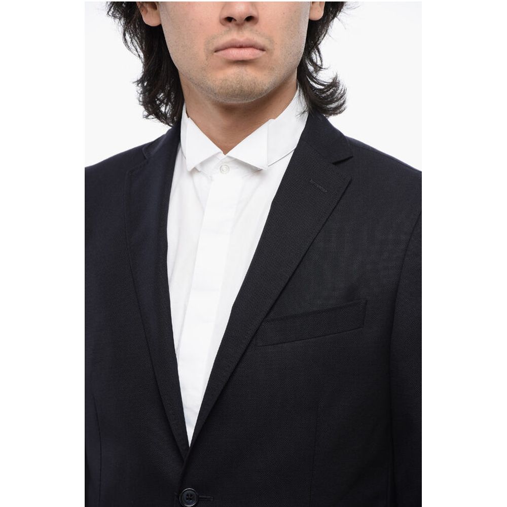 Nino Danieli Half-Lined Virgin Wool Blazer