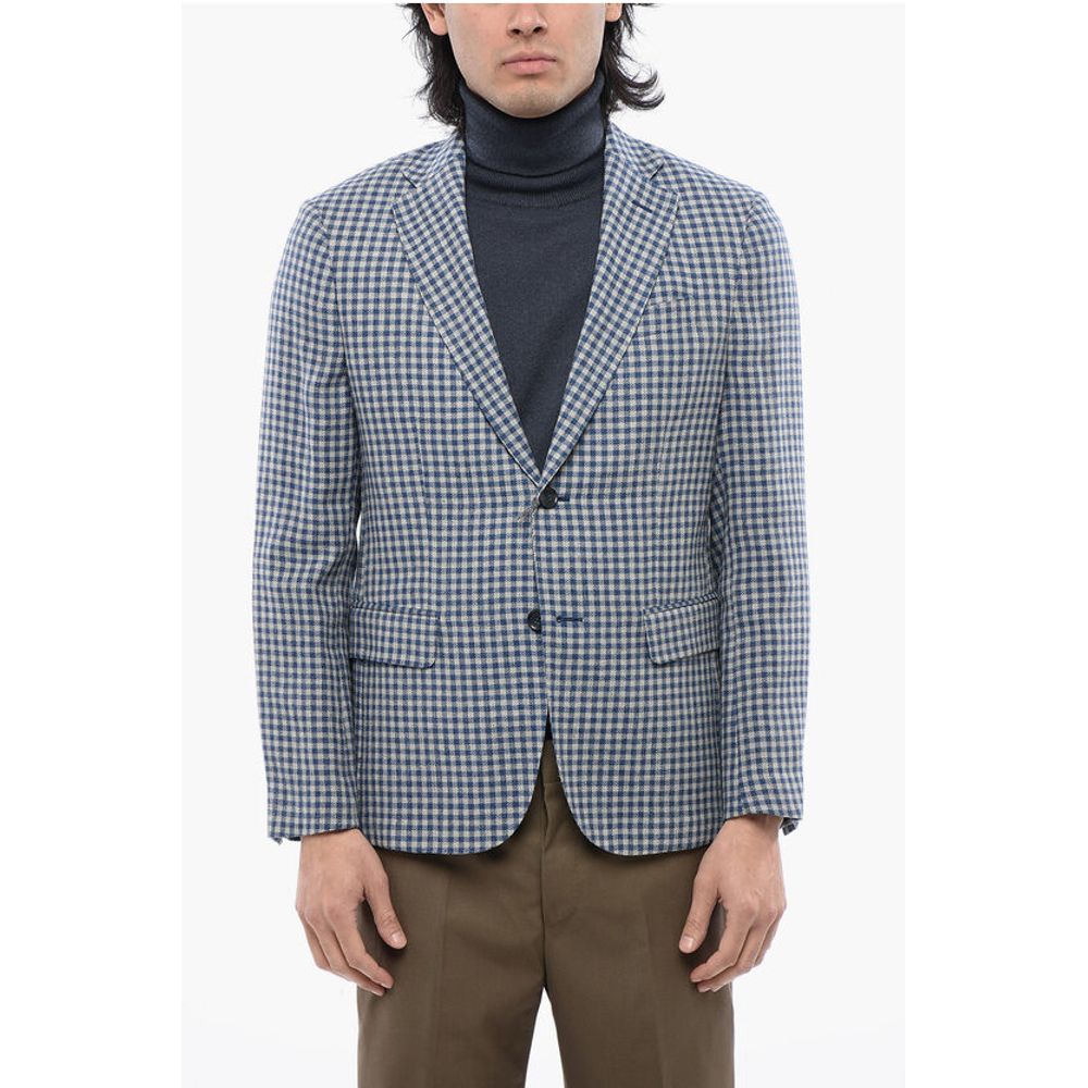 Nino Danieli Two-Tone Checked Blazer