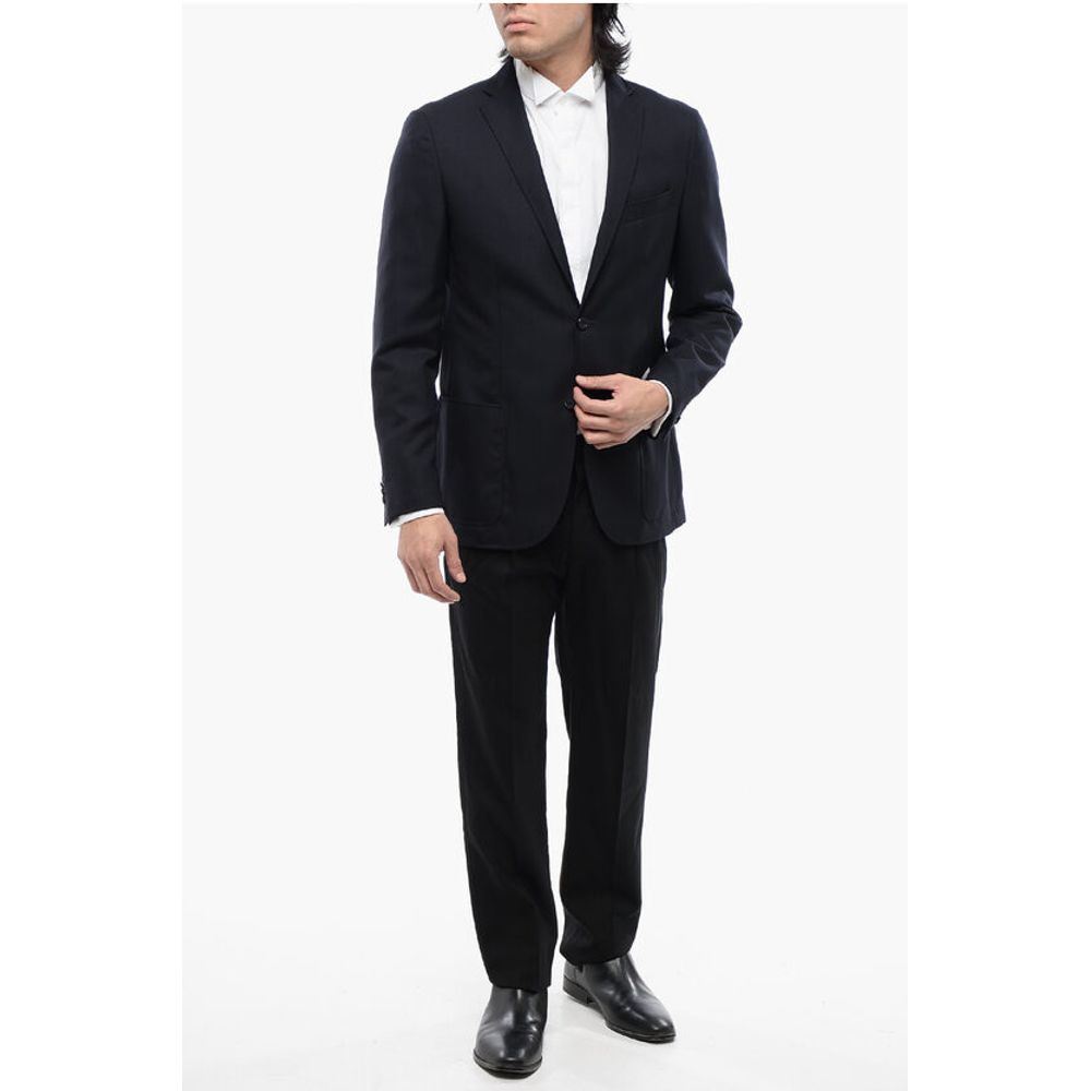 Nino Danieli Half-Lined Virgin Wool Blazer