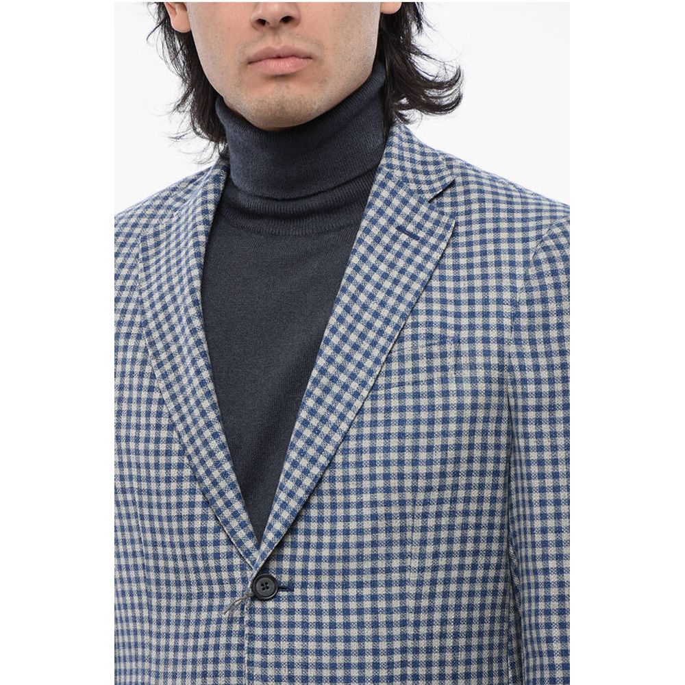 Nino Danieli Two-Tone Checked Blazer