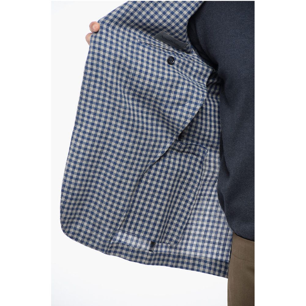 Nino Danieli Two-Tone Checked Blazer