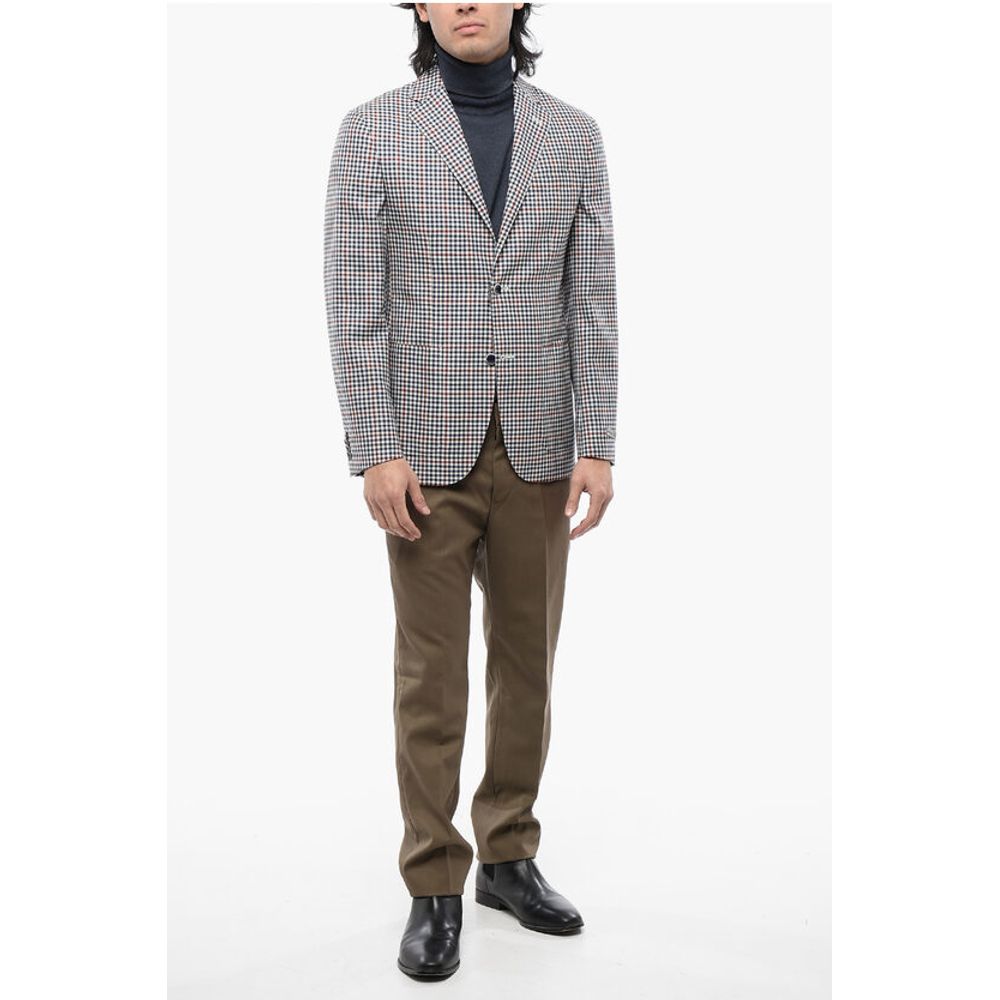 Nino Danieli Checkered Wool Blazer
