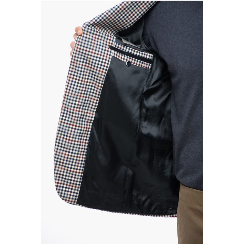 Nino Danieli Checkered Wool Blazer