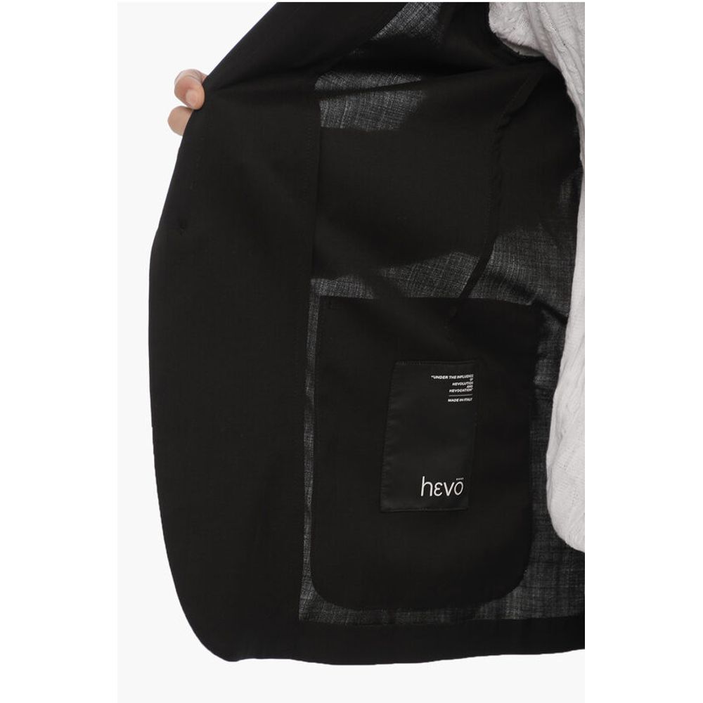 Hevo Lightweight Virgin Wool CAPITOLO Blazer with Patch Pockets