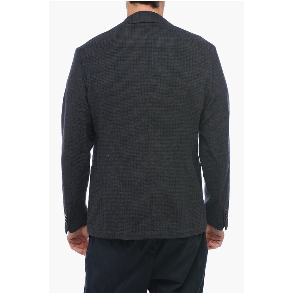 Altea Unlined ALFONSO Vichy Patterned Blazer