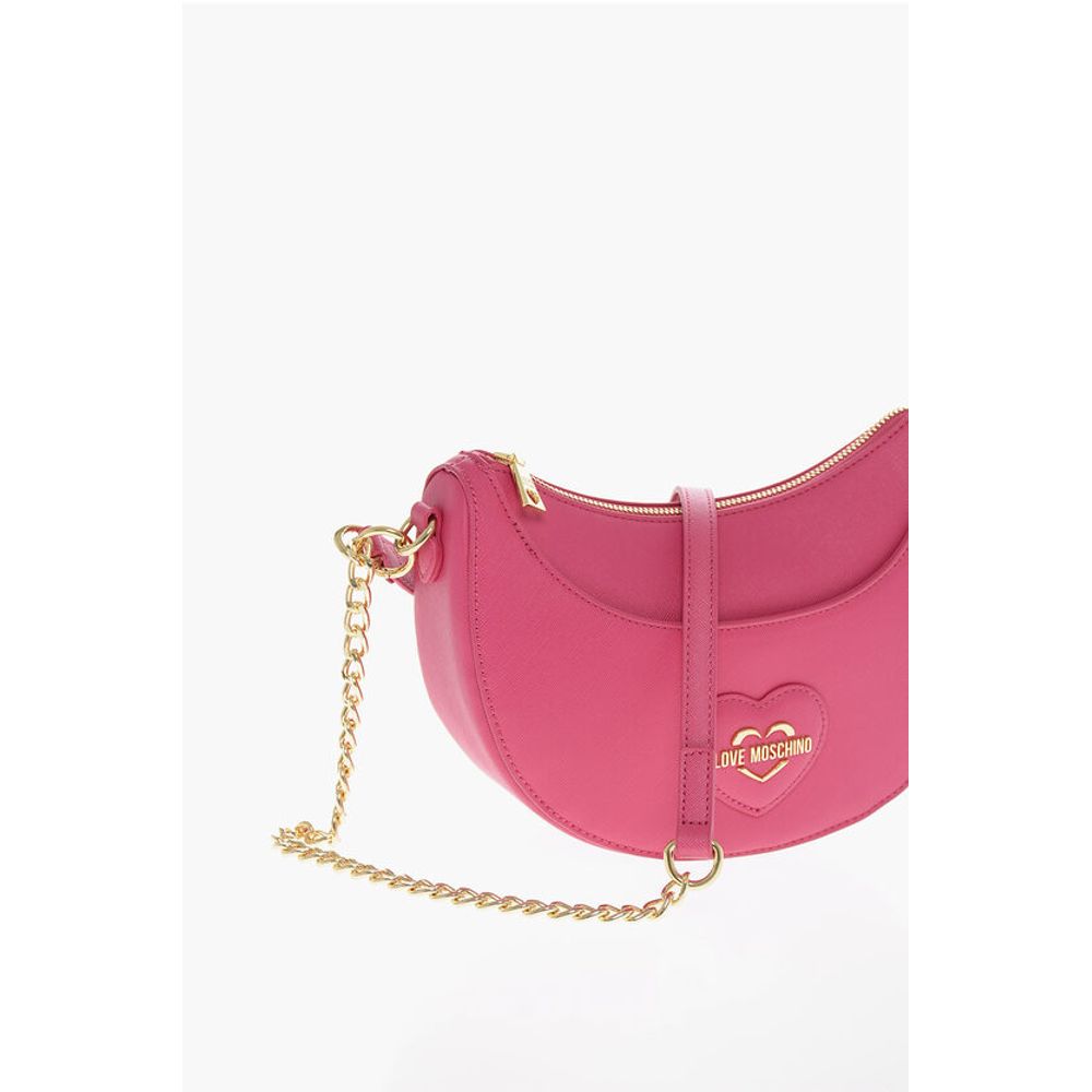 Moschino LOVE Saffiano Faux Leather ECO-FRIENDLY Hobo Bag