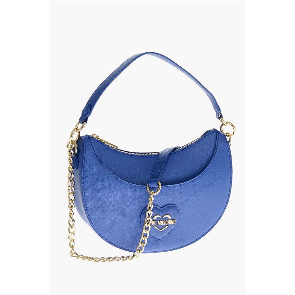 Moschino LOVE Saffiano Faux Leather ECO-FRIENDLY Hobo Bag
