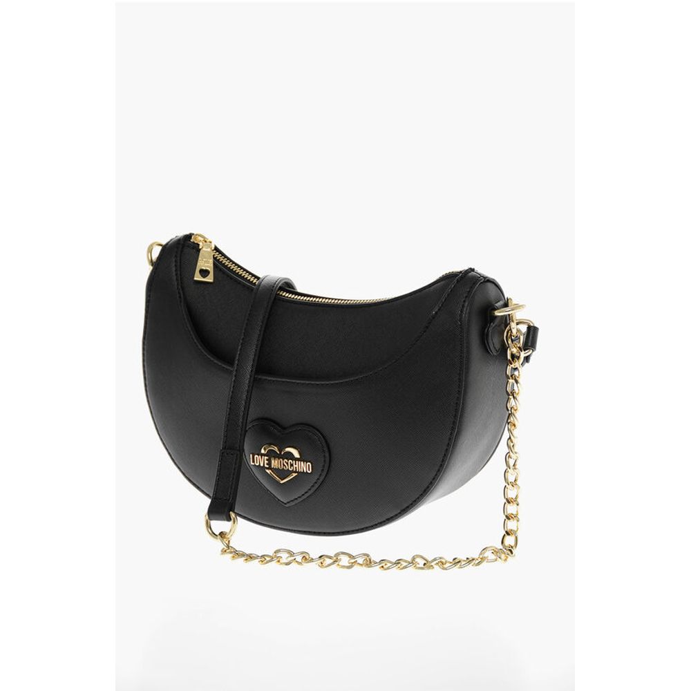 Moschino LOVE Saffiano Faux Leather ECO-FRIENDLY Hobo Bag