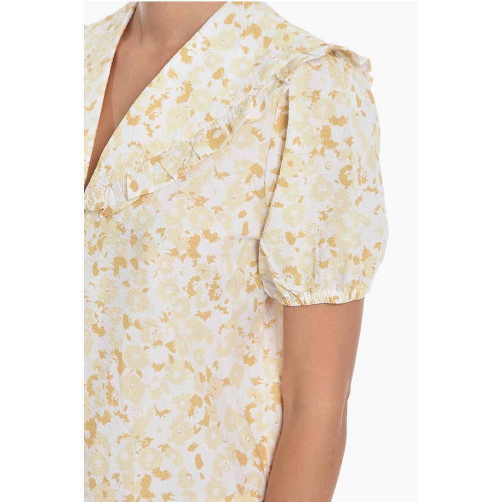 Samsoe Samsoe Floral Printed JYTTA Shirtdress with Ruffle
