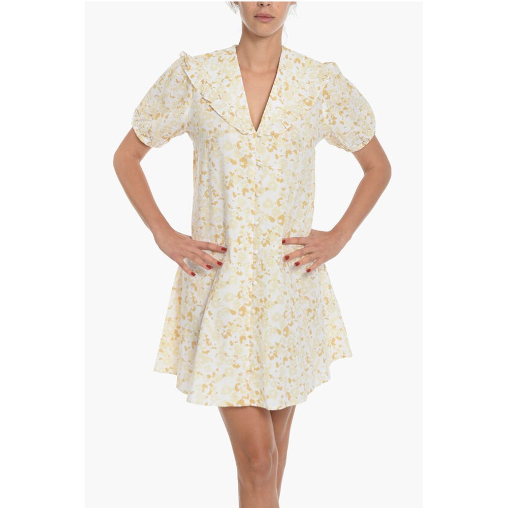 Samsoe Samsoe Floral Printed JYTTA Shirtdress with Ruffle