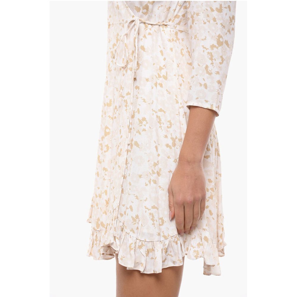 Samsoe Samsoe Floral-Motif JANINE Wrap Dress