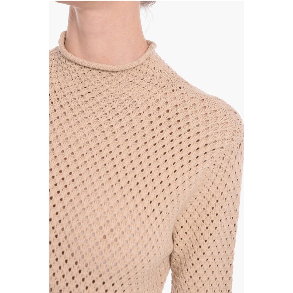 Aeron Viscose-knit SHELA Long Dress with Turtleneck