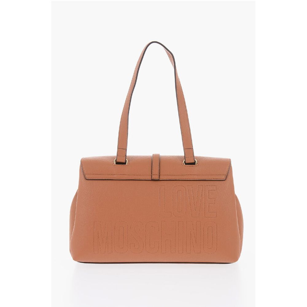 Moschino LOVE Faux Leather Bag with Removable Shoulder Strap