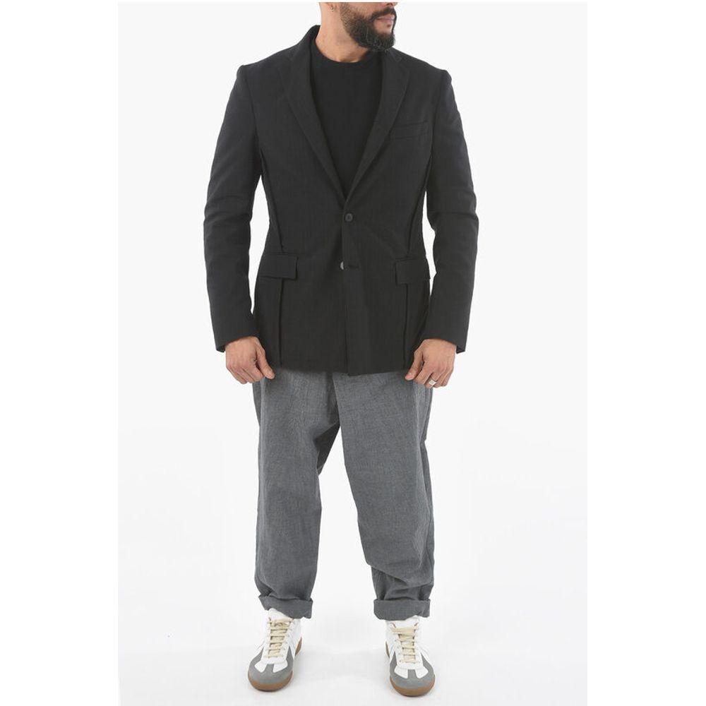 Ixos Cotton Blend BETTONA 2-Buttons Blazer With Flap Pockets