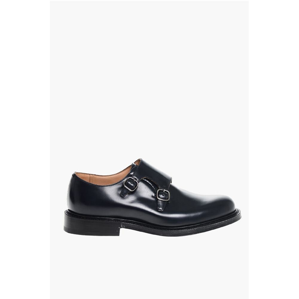 Church's Brushed Leather Monk Strap Loafers