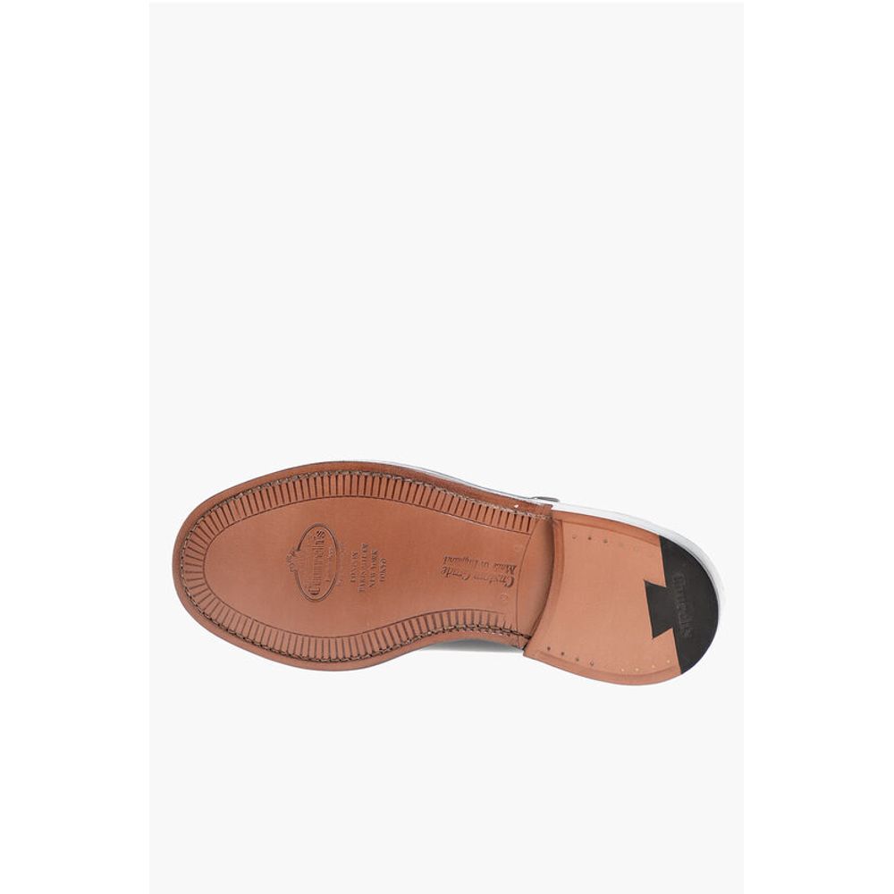 Church's Brushed Leather Monk Strap Loafers