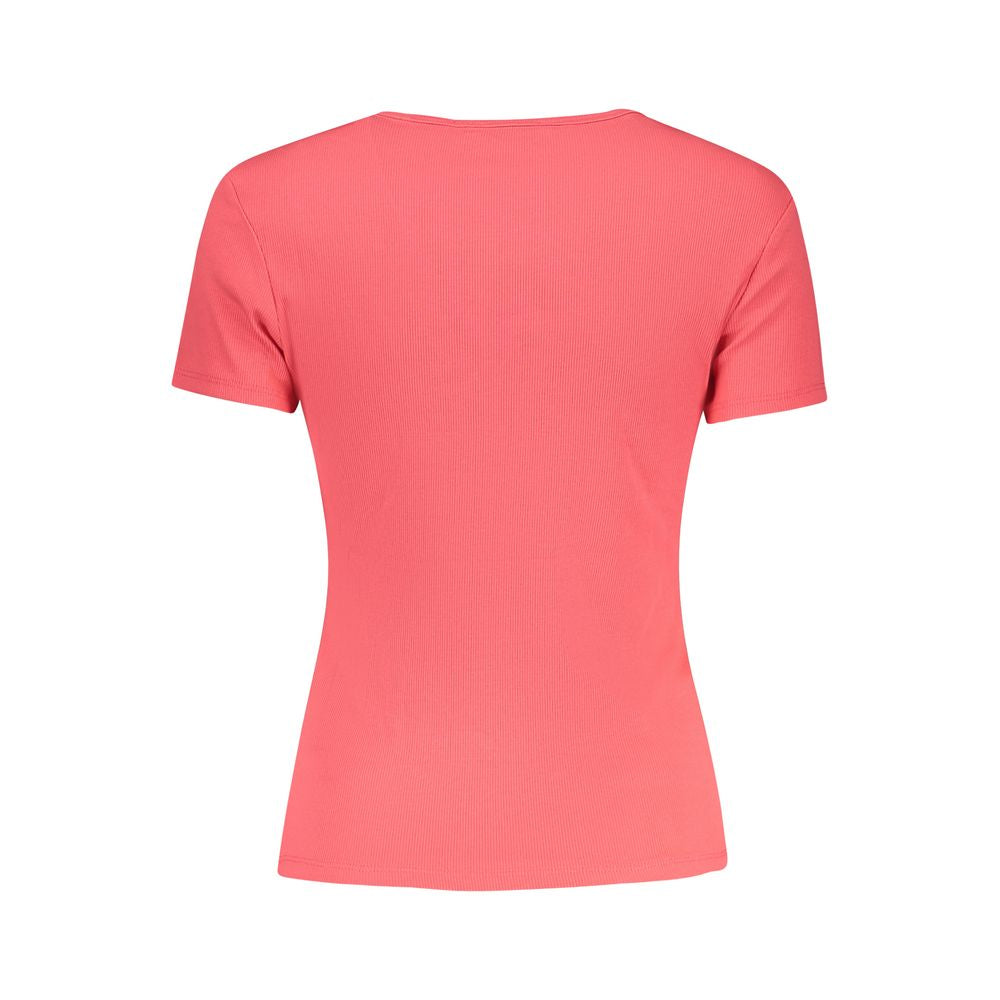 Tommy Hilfiger Pink Cotton Tops & T-Shirt
