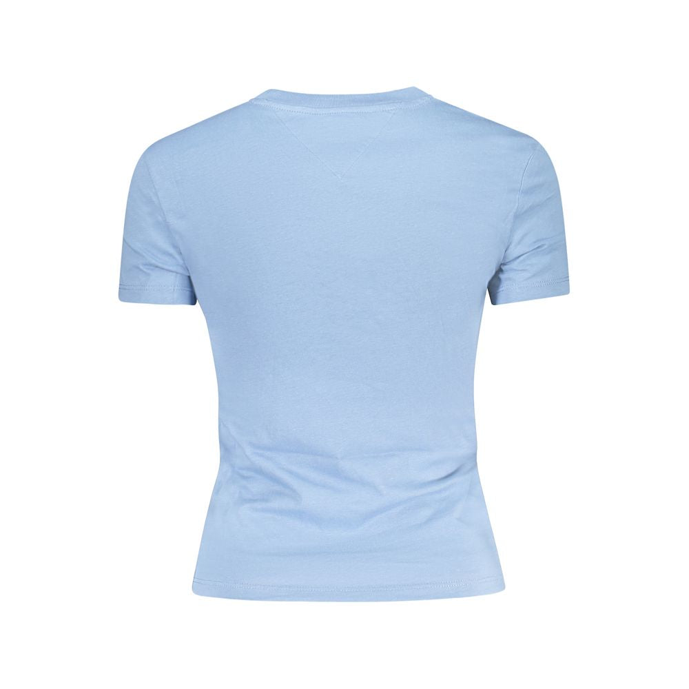 Tommy Hilfiger Blue Cotton Tops & T-Shirt