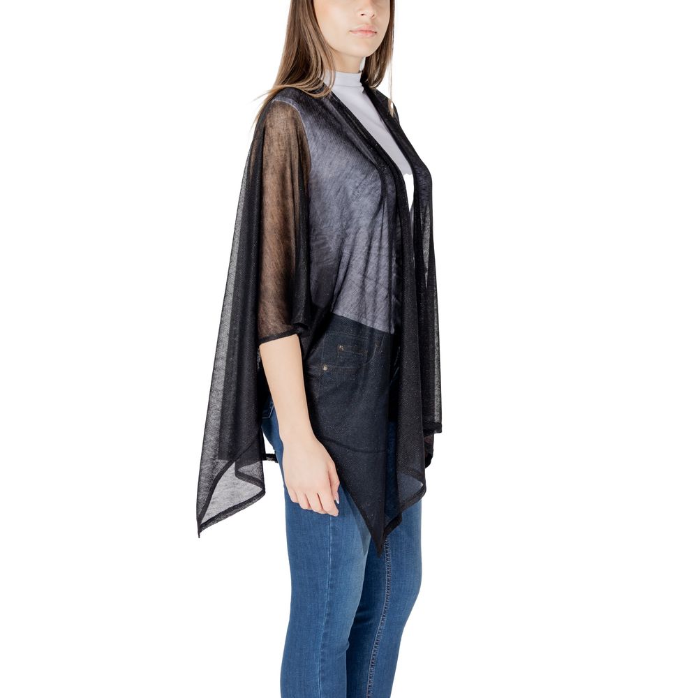 Liu Jo Black Polyacrylic Jackets & Coat