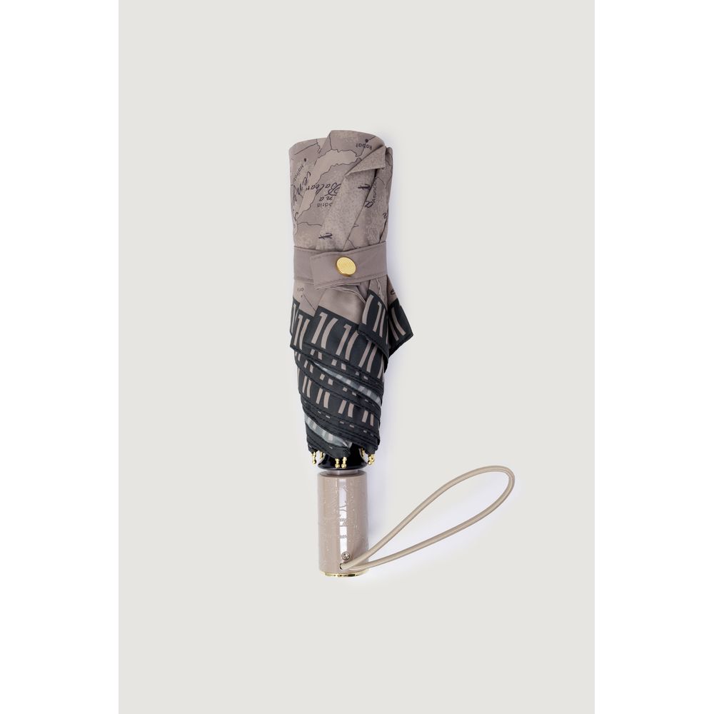 Alviero Martini Prima Classe Black Nylon Umbrella