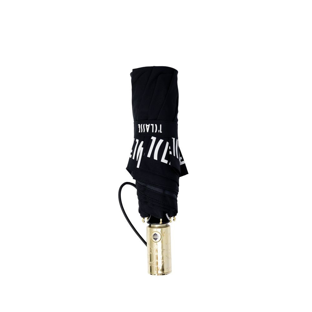 Alviero Martini Prima Classe Black Nylon Umbrella