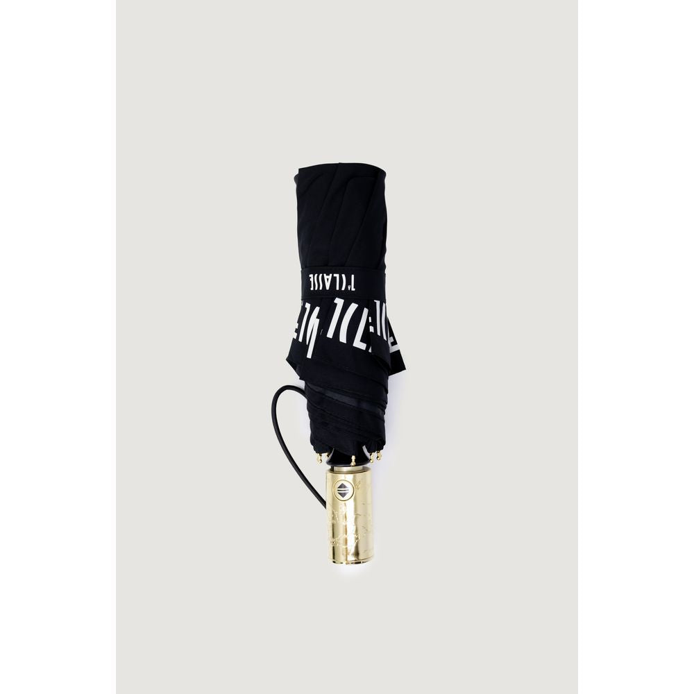 Alviero Martini Prima Classe Black Nylon Umbrella