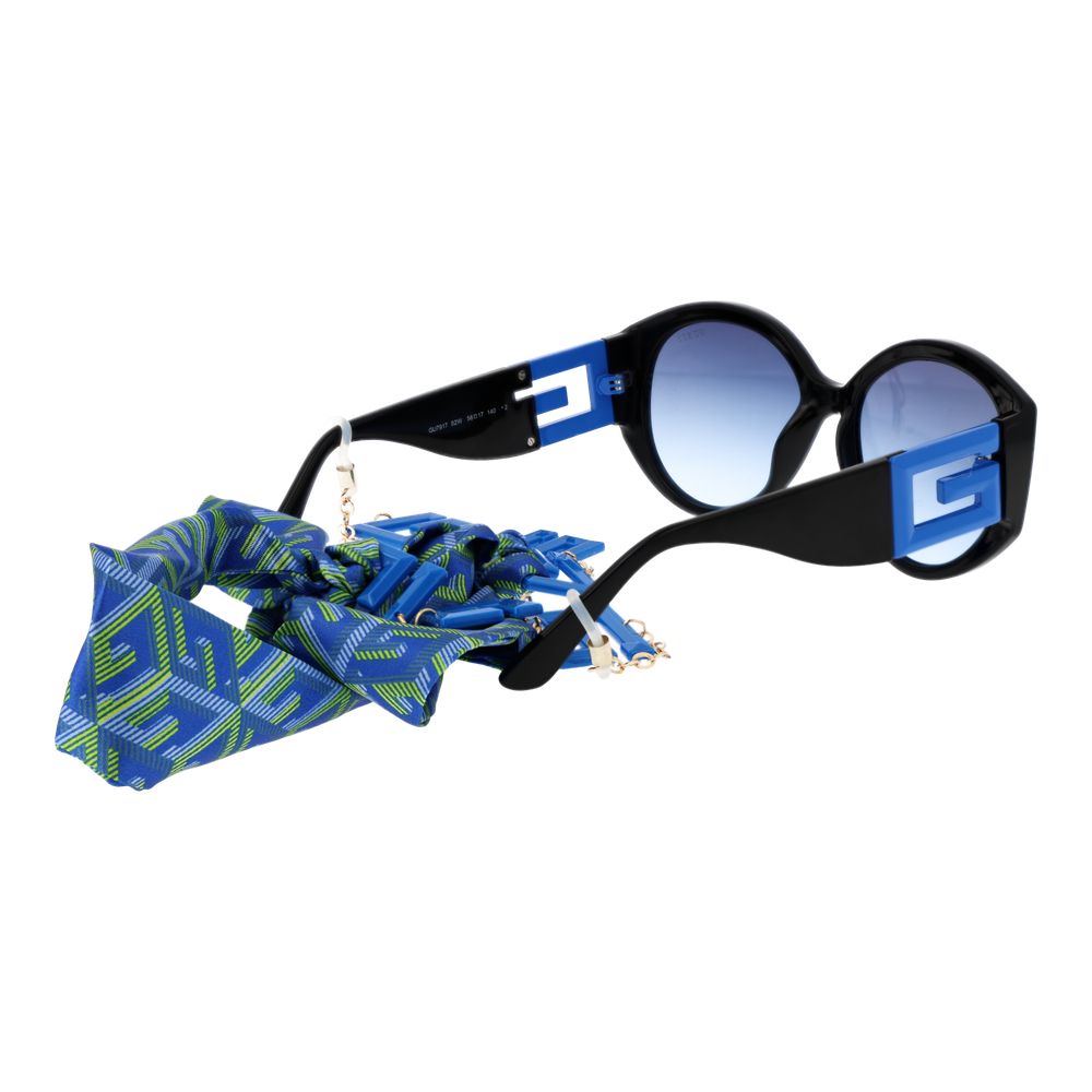 Črna plastična sončna očala Guess