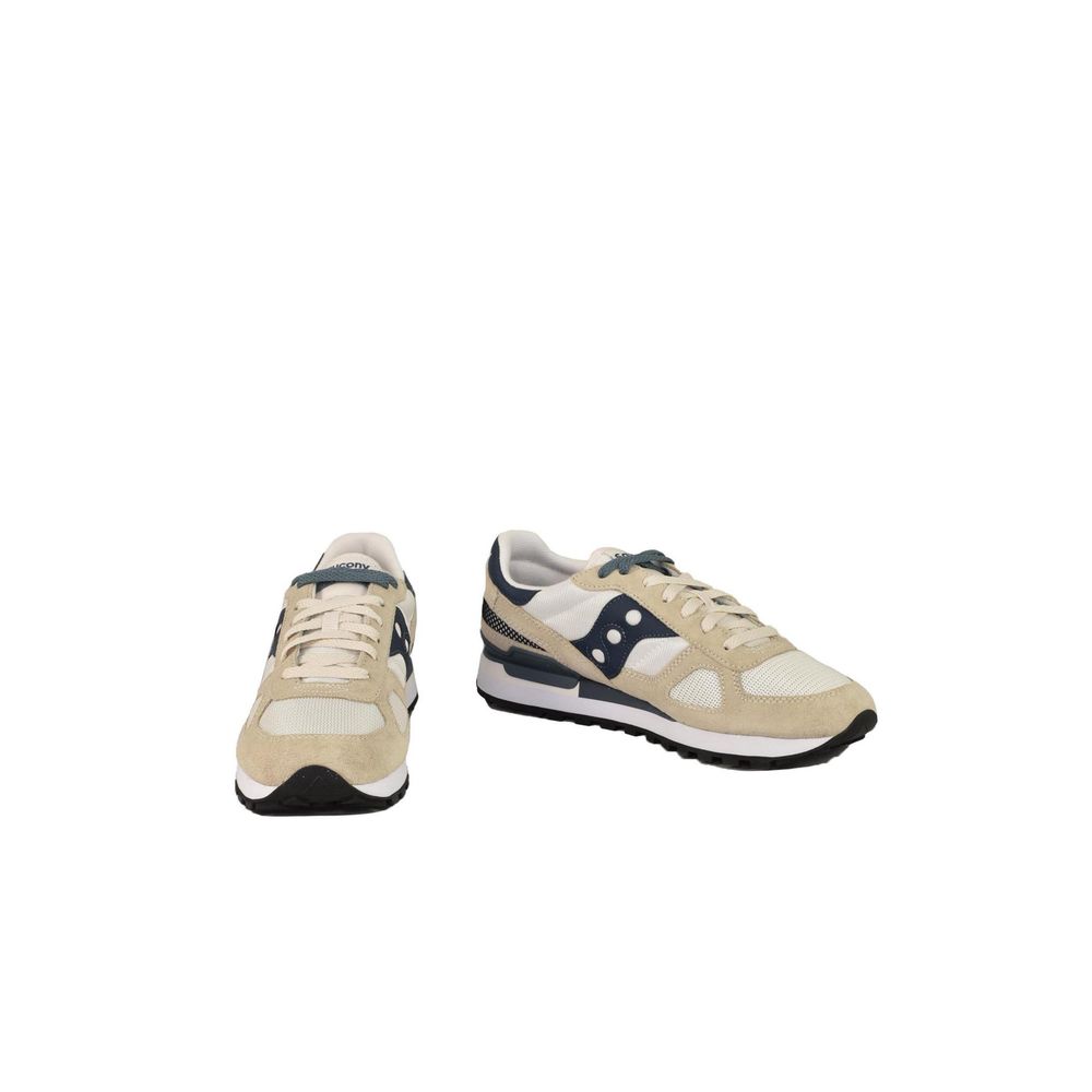 Saucony Beige Leather Sneaker