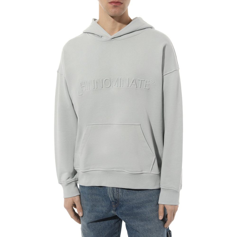 Hinnominate Gray Cotton Sweater