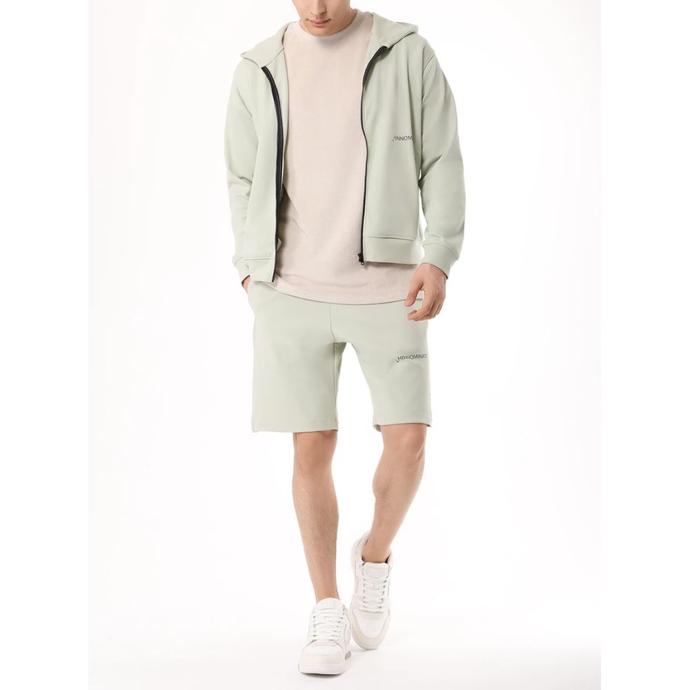 Hinnominate Green Cotton Sweater