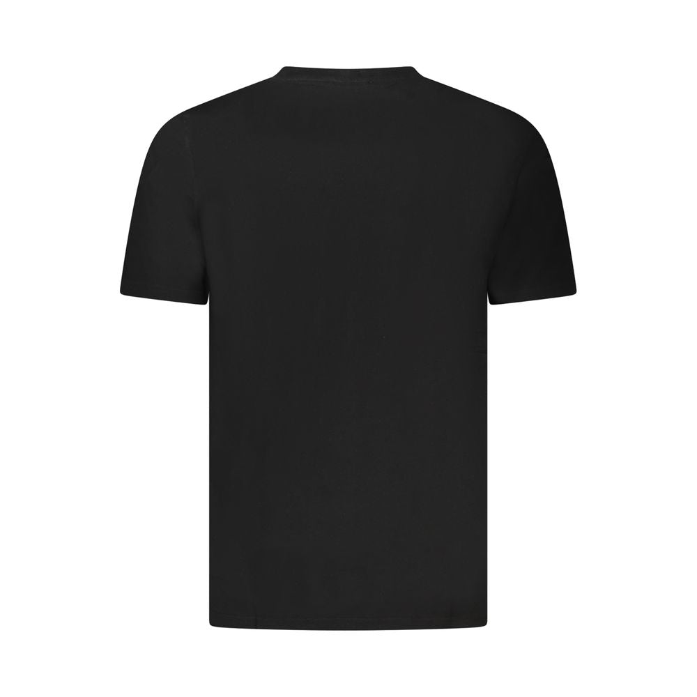 Cavalli Class Black Cotton Men T-Shirt