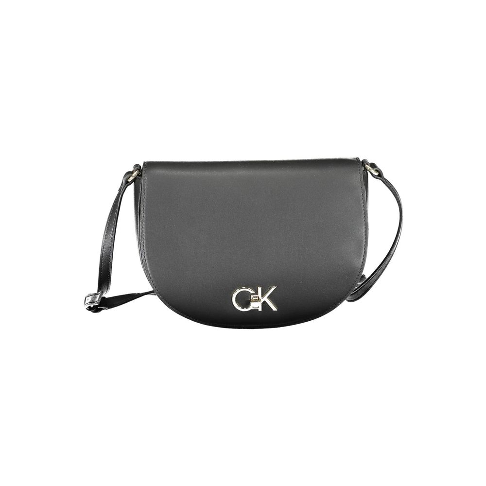 Calvin Klein Črna poliestrska torbica