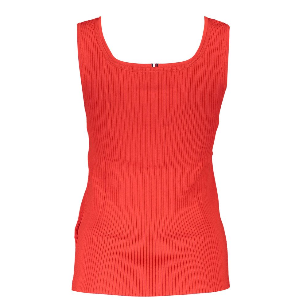 Tommy Hilfiger Red Modal Tops & T-Shirt