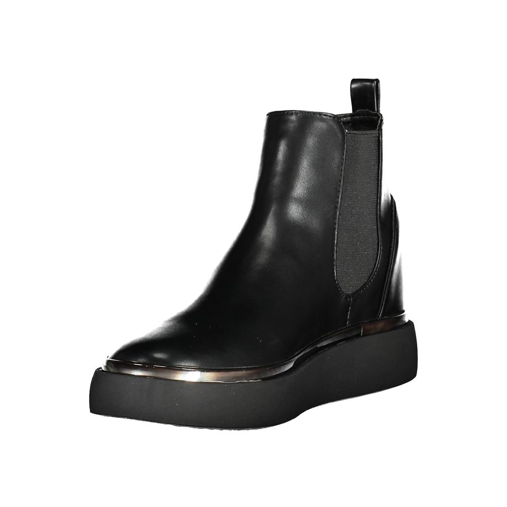 U.S. POLO ASSN. Black Polyester Boot
