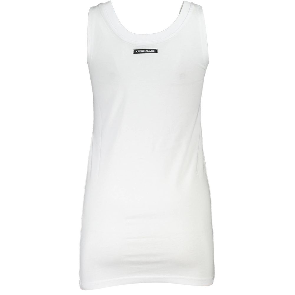 Cavalli Class White Cotton Tops & T-Shirt