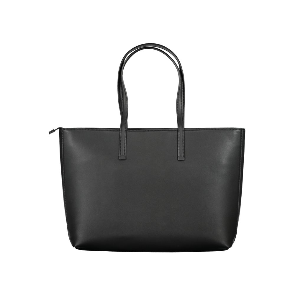Calvin Klein Črna poliestrska torbica