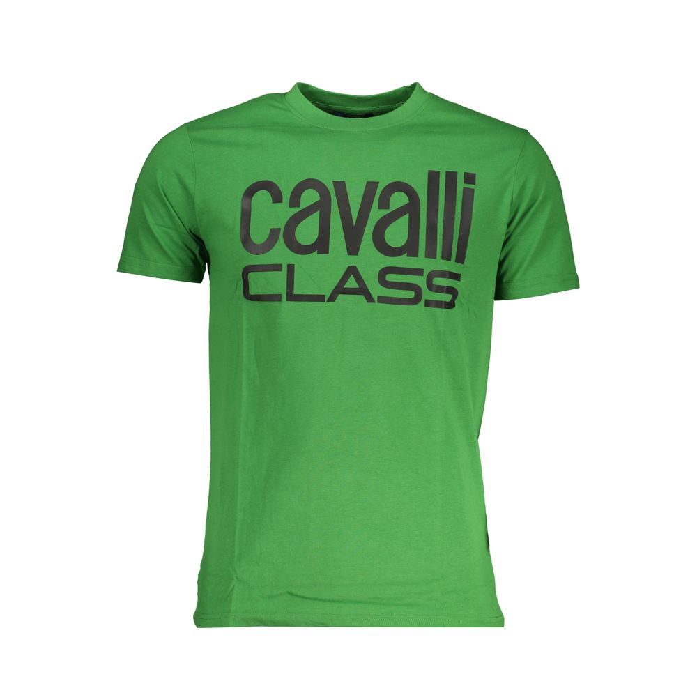 Cavalli Class Zelena bombažna majica